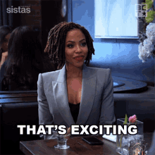 Thats Exciting Andrea Barnes GIF - Thats Exciting Andrea Barnes Sistas GIFs