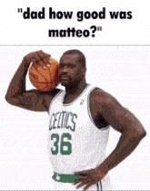 a man in a green kick jersey sits in a chair on a basketball court