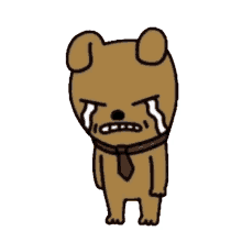 Crying Office Life GIF - Crying Office Life Kakao Friends GIFs