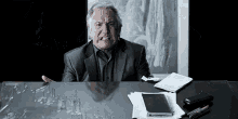 Alan Rickman Table Flip GIF - Alan Rickman Table Flip Angry GIFs