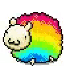 cute sheep rainbow cute sheep