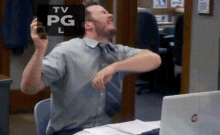 Parks And Recreation Andy GIF - Parks And Recreation Andy Headbang GIFs