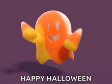 Candy Corn Ghost GIF - Candy Corn Ghost Happy Dance GIFs