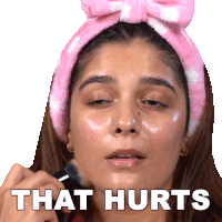 That Hurts Pooja Gor Sticker - That Hurts Pooja Gor Pinkvilla Stickers