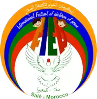 the logo for the international festival of children of peace in sale morocco