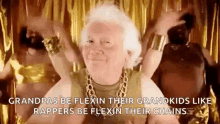 Grandpas Be Flexin Grandkids Like Rappers GIF
