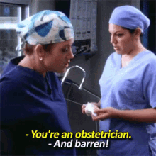 Greys Anatomy Barren GIF - Greys Anatomy Barren Obstetrician GIFs