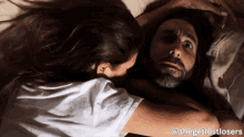 Smothered Please Help GIF - Smothered Please Help Couple In Bed GIFs