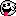 a pixel art illustration of a ghost with its tongue out .