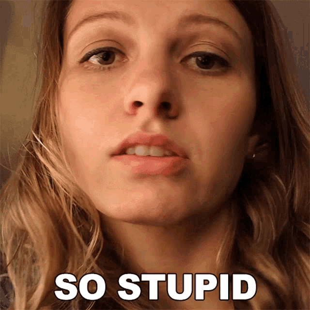 So Stupid Ashley May GIF - So Stupid Ashley May Mcjuggernuggets GIFs