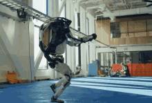 a robot with the word hd-04 on it 's back
