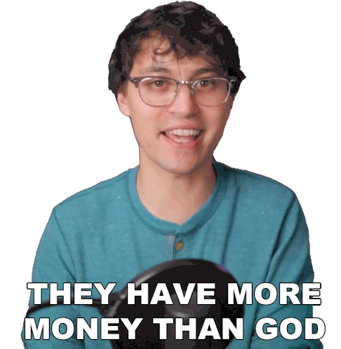 They Have More Money Than God Hunter Engel Sticker - They Have More Money Than God Hunter Engel Agufish Stickers