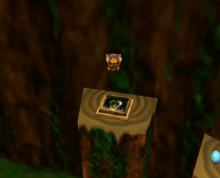 a mountain with a sign that says mumbo 's mountain on it
