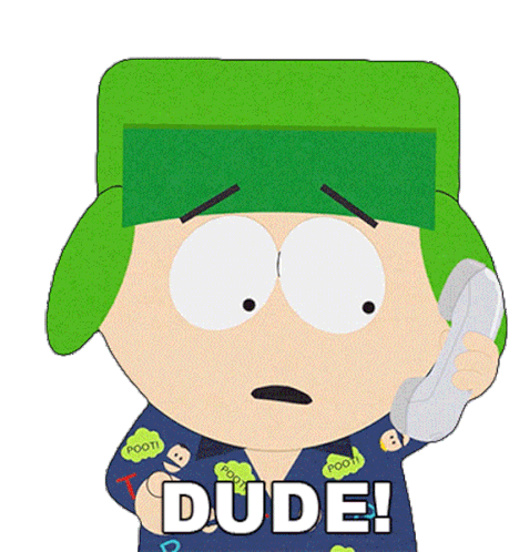Dude Kyle Broflovski Sticker - Dude Kyle Broflovski South Park Stickers