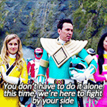 Power Rangers Tommy Oliver GIF - Power Rangers Tommy Oliver You Dont Have To Do It Alone This Time GIFs