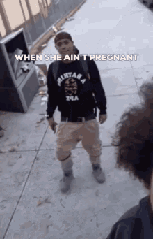 man not pregnant dance swag