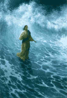 Jesus Wave GIF