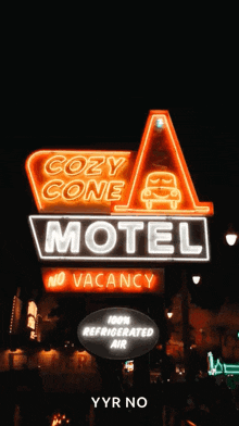Motel Cozy Cone Motel GIF - Motel Cozy Cone Motel Disneyland GIFs