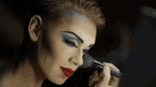 Drag Makeup Doing Man Mua GIF - Drag Makeup Doing Man Mua Queen GIFs