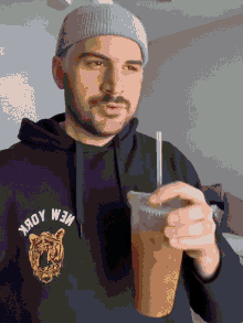 Sipping On Ice Bean Water Rod Thill GIF - Sipping On Ice Bean Water Rod Thill Makes Me Wanna Dance GIFs