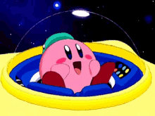 Bounce Kirby GIF