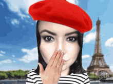 Leilani Blow A Kiss GIF - Leilani Blow A Kiss Paris GIFs
