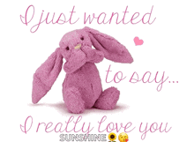 Love Cute Bunny GIF - Love Cute Bunny I Love You GIFs
