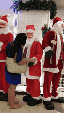 Dancing With Santa Santa Claus GIF - Dancing With Santa Santa Claus Dance GIFs