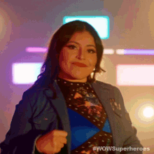 Fist Bump Vivian Rivera GIF - Fist Bump Vivian Rivera Wow Women Of Wrestling GIFs