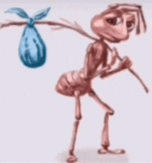 Sad Ant To Happy Ant Ant With Bindle GIF - Sad Ant To Happy Ant Ant With Bindle Sad To Happy GIFs