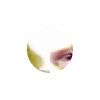 a yellow smiley face with a red mouth and a smaller smiley face behind it