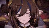a close up of a girl 's face with a watermark that says game hd