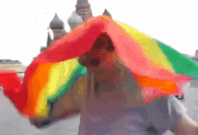 флаг лгбт кремль радуга россия прайд GIF - Flag Lgbt Kremlin GIFs