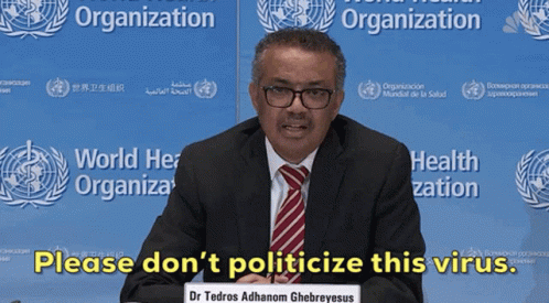 Dr Tedros Adhanom Ghebreyesus Who Director GIF - Dr Tedros Adhanom Ghebreyesus Who Director Please Dont Politicize This Virus - Discover & Share GIFs