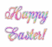 Happy Easter Colorful GIF - Happy Easter Colorful Rainbow GIFs