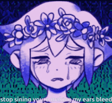 Stop Singing Ears Bleed GIF - Stop Singing Ears Bleed Omori GIFs