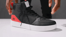 Inspecting The Shoe Marques Brownlee GIF - Inspecting The Shoe Marques Brownlee Checking Out The Shoe GIFs