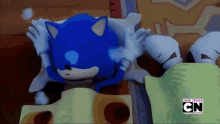 Sonic Boom Pillow Fight GIF