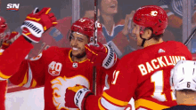 Calgary Flames Flames Goal GIF - Calgary Flames Flames Goal Flames Win GIFs