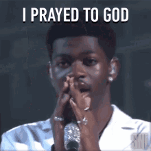 I Prayed To God Lil Nas X GIF - I Prayed To God Lil Nas X Sun Goes Down Song GIFs