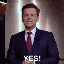 Yes Declan Donnelly GIF - Yes Declan Donnelly Britains Got Talent GIFs