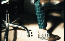 a person 's feet are shown in a video with the name deb parekh