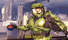Halo Master Chief GIF - Halo Master Chief Youre On GIFs