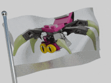 Bunchu Spider Lego Dreamzzz GIF - Bunchu Spider Lego Dreamzzz Buchu Spider Flag GIFs