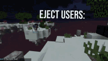 Eject Minecraft GIF - Eject Minecraft Client GIFs