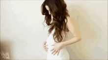 Brown Hair Girl Pregnant GIF - Brown Hair Girl Pregnant Pregnancy GIFs
