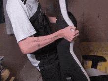 a person with a tattoo on their arm that says ' always love you '