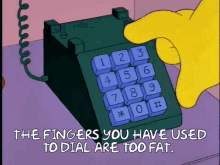 Simpsons Fat GIF - Simpsons Fat Fingers GIFs