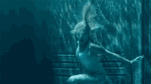 Emma Blowing Water GIF - Miss Peregrines Miss Peregrines Home For Peculiar Children GIFs