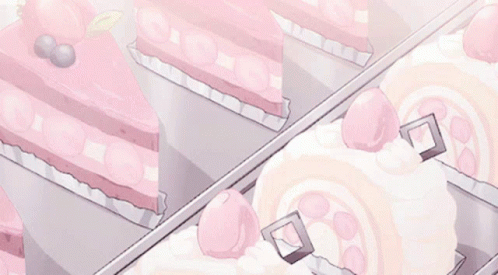 Image about cake in anime food by disco.snail | Food, Food doodles, Yummy  food